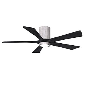 Irene 6-Speed DC 52" Ceiling Fan w/ Integrated Light Kit in Barnwood Tone with Matte Black blades