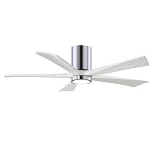 Irene 6-Speed DC 52" Ceiling Fan w/ Integrated Light Kit in Polished Chrome with Matte White blades