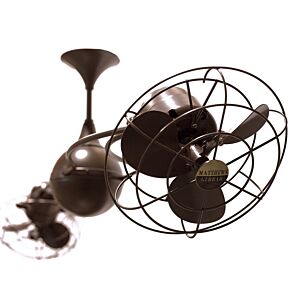 Italo Ventania 53 60" Ceiling Fan in Bronzette