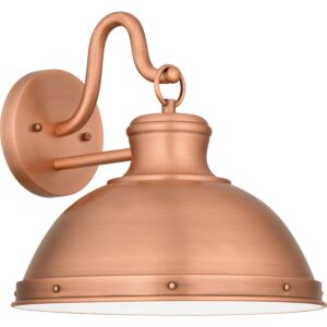 Jameson 1-Light Outdoor Lantern in Aged Copper