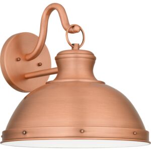 Jameson 1-Light Outdoor Wall Mount in Aged Copper