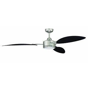 Craftmade Journey Outdoor Ceiling Fan in Brushed Polished Nickel