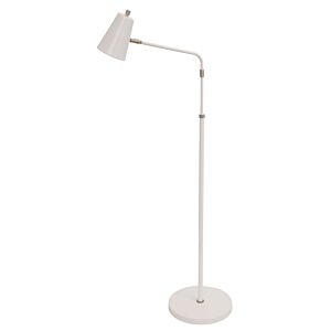 Kirby 1-Light LED Floor Lamp in White