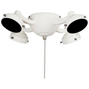 4-Light Ceiling Fan Light Kit in White