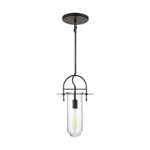 Visual Comfort Studio Nuance Pendant Light in Aged Iron by Kelly Wearstler