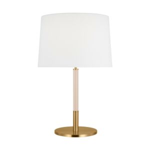 Monroe 1-Light Table Lamp in Burnished Brass