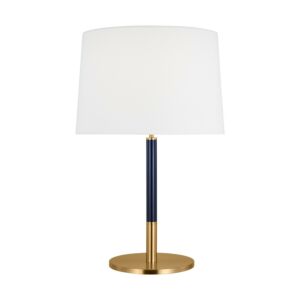 Monroe 1-Light Table Lamp in Burnished Brass