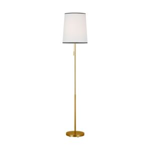 Ellison 1-Light Floor Lamp in Burnished Brass
