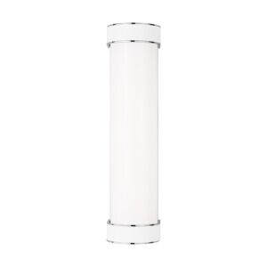 Monroe 1-Light LED Bathroom Vanity Light in Polished Nickel
