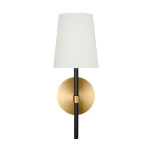 Monroe 1-Light Wall Sconce in Burnished Brass