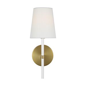 Monroe 1-Light Wall Sconce in Burnished Brass