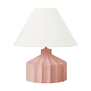 Veneto 1-Light Table Lamp in Dusty Rose
