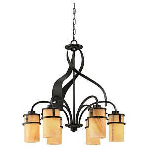 Quoizel Kyle 6 Light 24 Inch Transitional Chandelier in Imperial Bronze