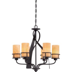 Quoizel Kyle 6 Light 23 Inch Transitional Chandelier in Imperial Bronze