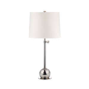 Hudson Valley Marshall 28 Inch Table Lamp in Polished Nickel