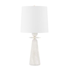 Montgomery 1-Light Table Lamp in Aged Brass