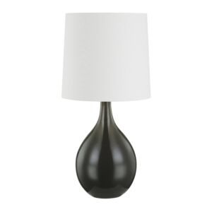 Durban 1-Light Table Lamp in Aged Brass