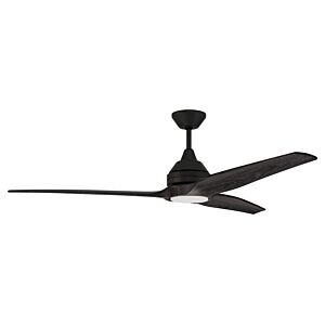 Limerick Indoor or Outdoor 1-Light 60" Ceiling Fan in Aged Galvanized
