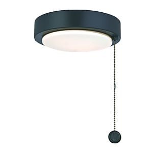  Fitters Indoor/Outdoor Ceiling Fan Light Kit in Black