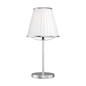 Esther 1-Light Table Lamp in Polished Nickel