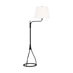 Sullivan 1-Light Floor Lamp in Aged Iron