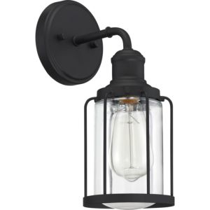Quoizel Ludlow 13 Inch Wall Sconce in Earth Black