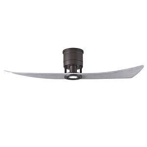 Lindsay 6-Speed DC 52 Ceiling Fan w/ Integrated Light Kit in Textured Bronze with Barnwood Tone blades