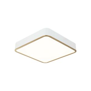 Ainslay 1-Light LED Ceiling Mount in Aged Gold with White