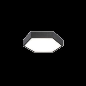 Matteo Hexol 1-Light Ceiling Light In Oxidized Black