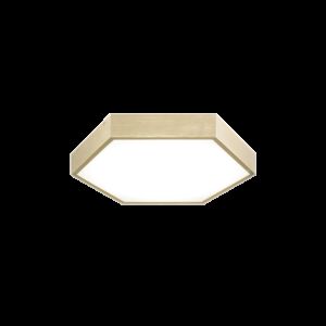 Matteo Hexol 1-Light Ceiling Light In Oxidized Gold
