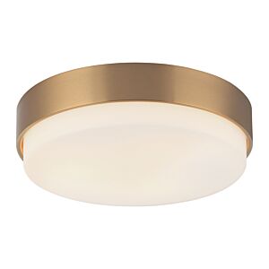 Quintz 3-Light Ceiling Mount in Aged Gold Brass