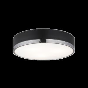 Matteo Trydor 3-Light Ceiling Light In Black & Chrome