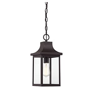 1-Light Outdoor Hanging Lantern in Oil Rubbed Bronze