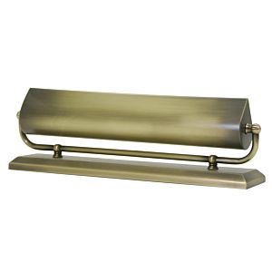 House of Troy 14 Inch Mantel Light in Antique Brass Finish