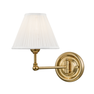  Classic No.1 by Mark D. Sikes Wall Sconce in Aged Brass