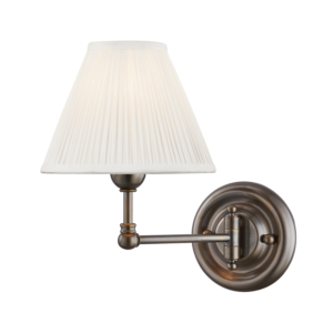  Classic No.1 by Mark D. Sikes Wall Lamp in Distressed Bronze