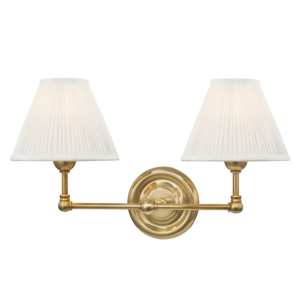  Classic No.1 by Mark D. Sikes Wall Lamp in Aged Brass