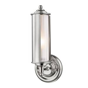 Hudson Valley Classic No.1 by Mark D. Sikes Wall Sconce in Polished Nickel