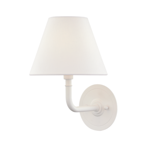 Hudson Valley Signature No.1 by Mark D. Sikes 9.5 Inch Wall Lamp in Glossy White