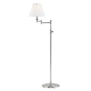 Hudson Valley Signature No.1 by Mark D. Sikes 57 Inch Floor Lamp in Polished Nickel