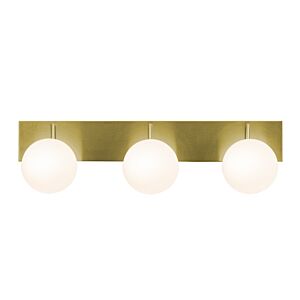 Metropolitan LED Vanity in Satin Brass