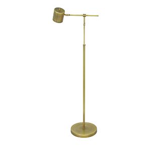 House of Troy Morris 51 Inch Floor Lamp in Antique Brass