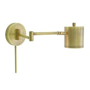 House of Troy Morris 5 Inch Wall Lamp in Antique Brass