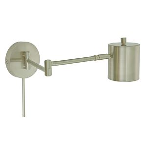 House of Troy Morris 5 Inch Wall Lamp in Satin Nickel