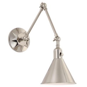  Morgan Wall Sconce in Polished Nickel