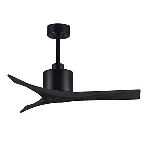 Mollywood 6-Speed DC 42 Ceiling Fan in Matte Black with Matte Black blades