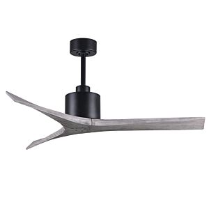 Mollywood 6-Speed DC 52 Ceiling Fan in Matte Black with Barnwood Tone blades