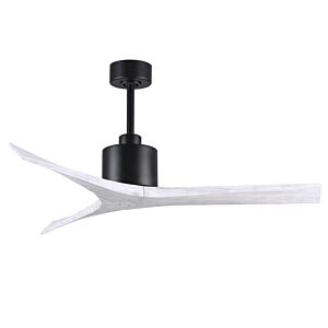 Mollywood 6-Speed DC 52 Ceiling Fan in Matte Black with Matte White blades