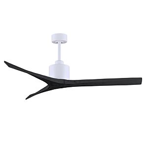 Mollywood 6-Speed DC 60 Ceiling Fan in Matte White with Matte Black blades
