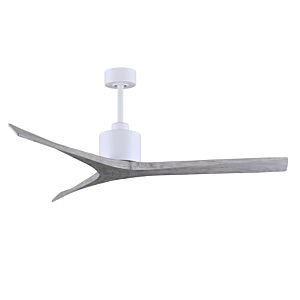 Mollywood 6-Speed DC 60 Ceiling Fan in Matte White with Barnwood Tone blades